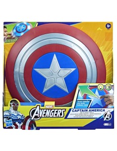 Escudo de Capitán América con luces y so