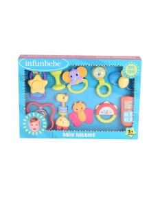 10 Sonajeros para Bebé Infunbebe +3 Mese