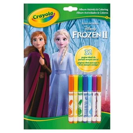 LIBRO ACTIVIDADES Y COLOREAR FROZEN 2 +7