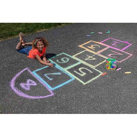 TIZAS DE SUELO LAVABLES CRAYOLA (48 UDS)