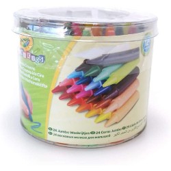 24 Ceras Jumbo Lavables Mini Kids 2
