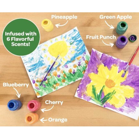 PINTURAS PARA NIÑOS AROMATICAS LAVABLES 