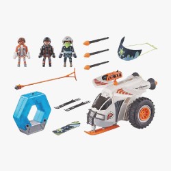 PLAYMOBIL TOP AGENTS PLANEADOR DE NIEVE  2