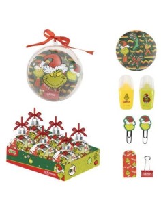Set de papelería navideño The Grinch