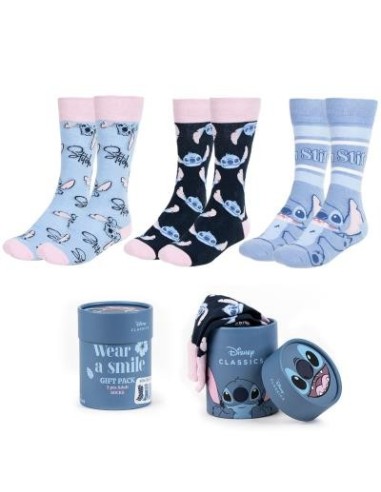 Pack calcetines 3 piezas Stitch