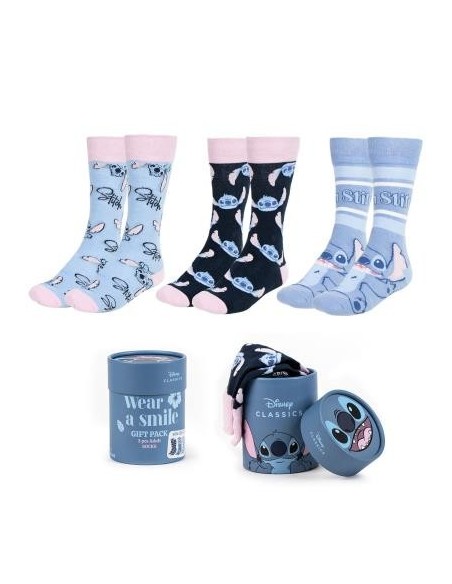 Pack calcetines 3 piezas Stitch