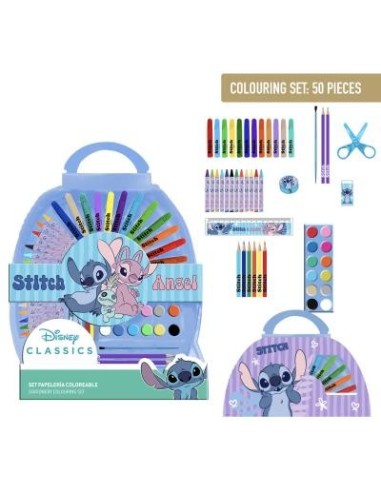 Set coloreable 50 piezas Stitch