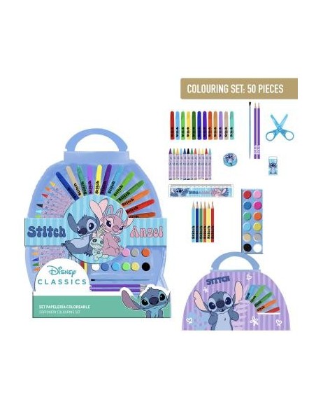 Set coloreable 50 piezas Stitch