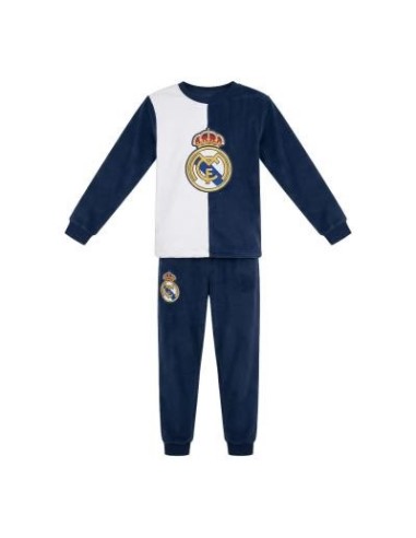 Pijama largo coral fleece aplicaciones R