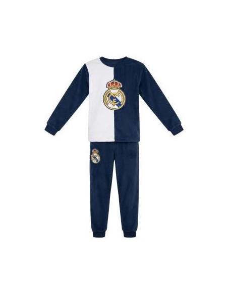 Pijama largo coral fleece aplicaciones R