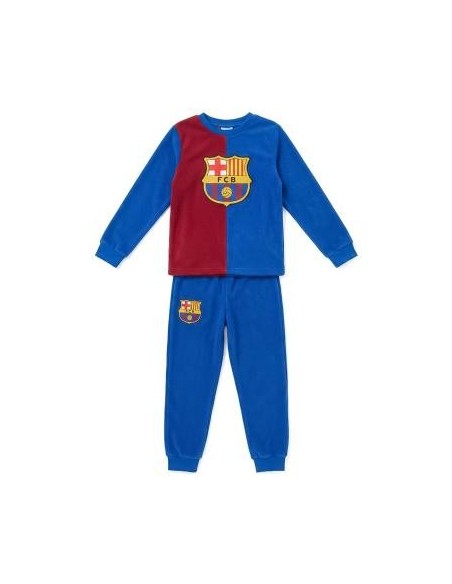 Pijama largo coral fleece aplicaciones F