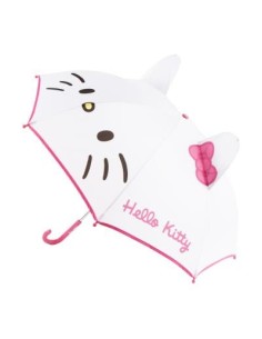 Paraguas manual aplicaciones Hello Kitty