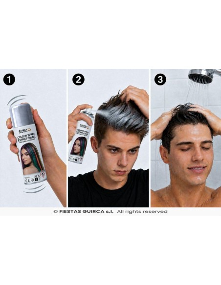 spray plata cabello 125 ml glitter 