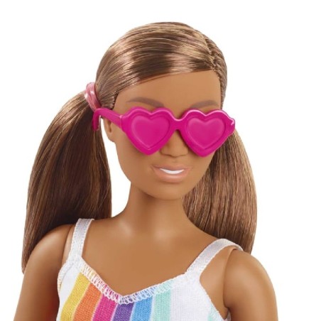 BARBIE MUÑECA VESTIDO ARCOIRIS