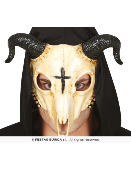 Mascara calavera carnero pvc