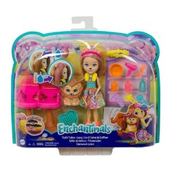 ENCHANTIMALS MUÑECA LACEY LION Y SALÓN D 2