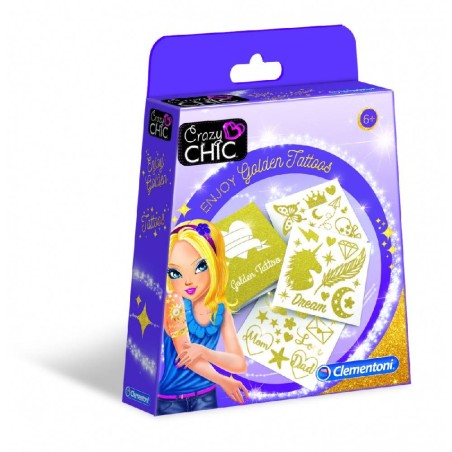 CRAZY CHIC TATUAJES DORADOS