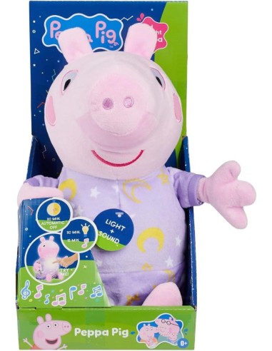 Peluche Buenas Noches Peppa 25 cm con fu