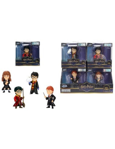 Figura metal Harry Potter 7 cm, 4 surtid