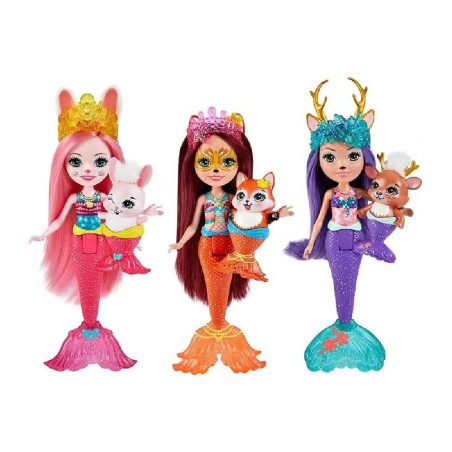 MUÑECA SIRENA ENCHANTIMALS SET 3 UNIDADE