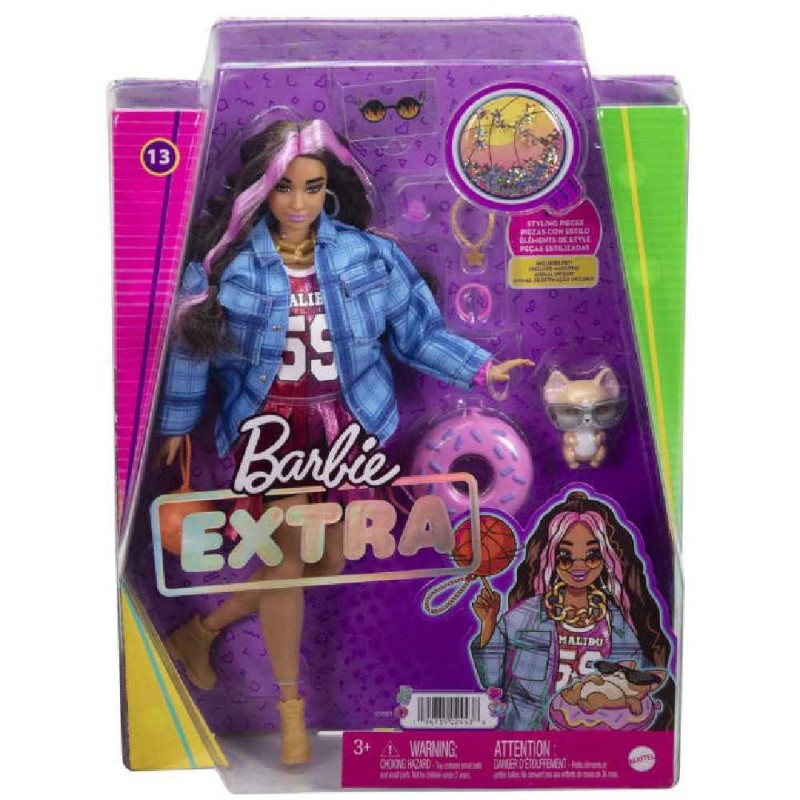 BARBIE EXTRA CAMISETA MALIBU MUÑECA Y MA