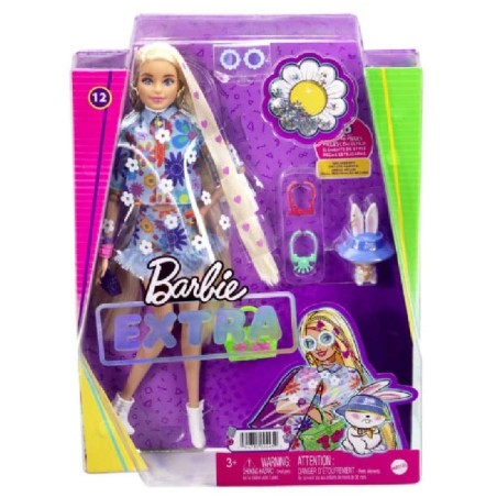 BARBIE EXTRA MUÑECA Y MASCOTA FLOWER POW