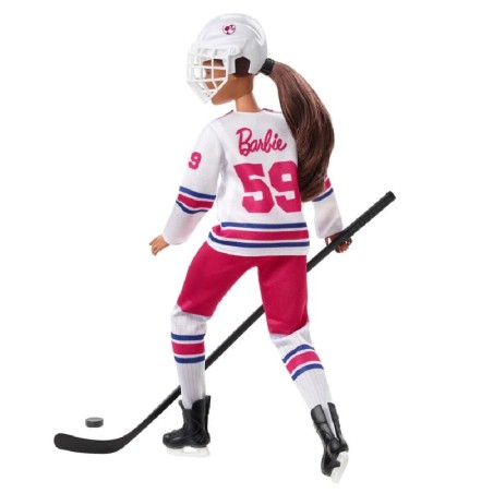 MUÑECA BARBIE JUGADORA DE HOCKEY
