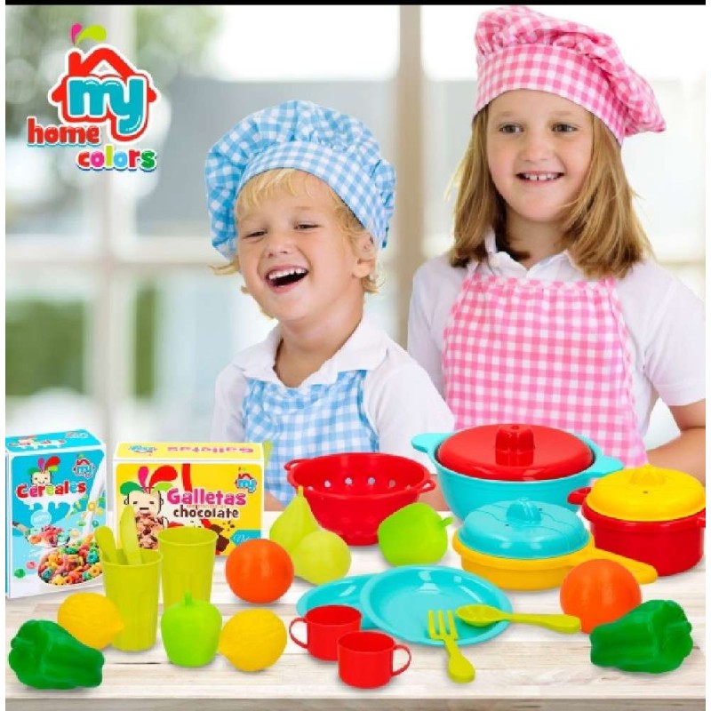 SET ACCESORIOS COCINA & COMIDAS-31 UDS