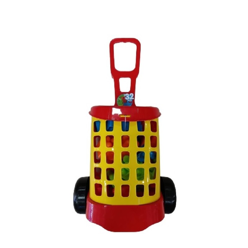 CARRITO DE BLOQUES 32 PZS