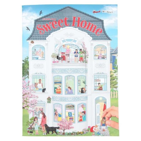 LIBRO PEGATINAS CASA CREATE YOUR SWEET H