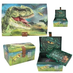 DINO WORLD COFRE DEL TESORO CON CÓDIGO, 