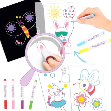 PRINCESS MIM LIBRO PARA PINTAIR Y BORRAR