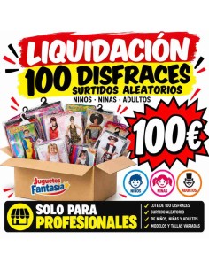 Lote 100 Disfraces OUTLET 