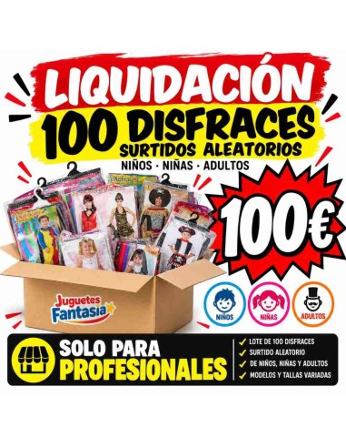 Lote 100 Disfraces OUTLET 