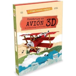 CONSTRUYE EL AVION 3D - LIBRO + MAQUETA
