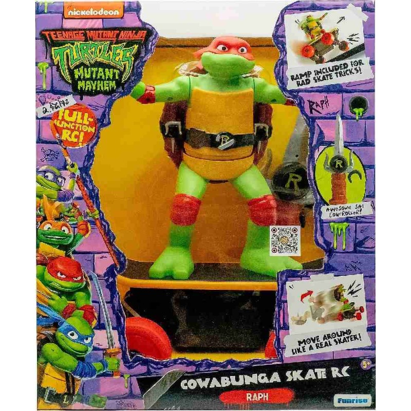 TORTUGA NINJA COWABUNGA SKATE RC