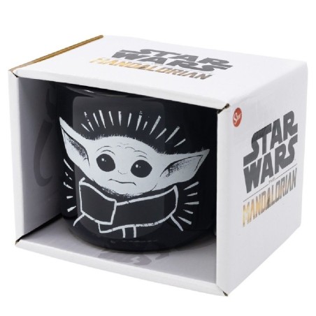 TAZA CERAMICA GLOBE 380 ML BABY YODA MAN