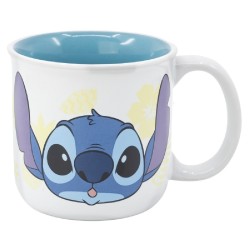 TAZA CERAMICA DESAYUNO 400 ML STITCH PAL