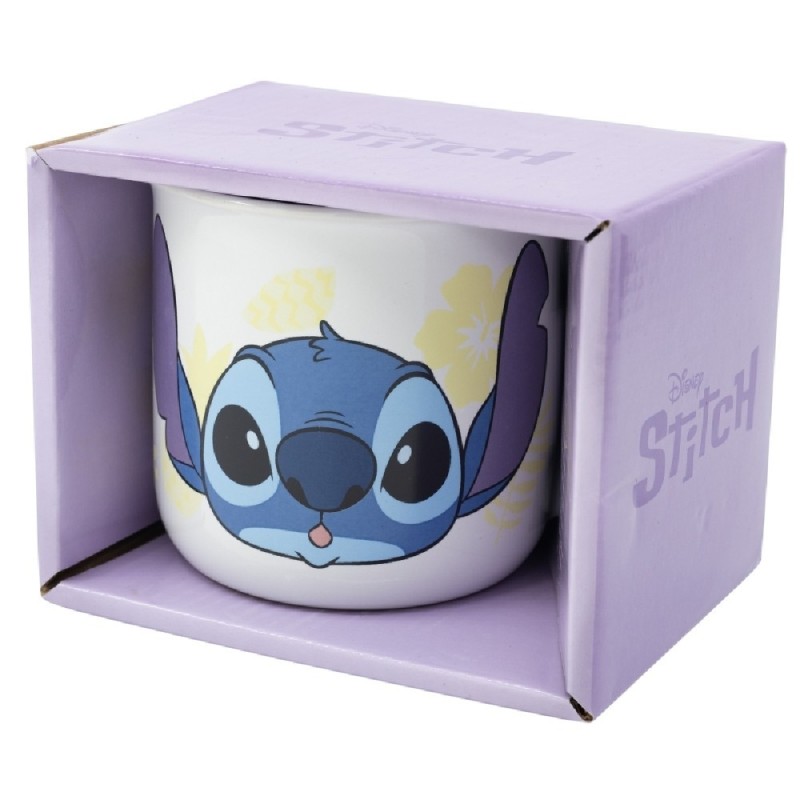 TAZA CERAMICA DESAYUNO 400 ML STITCH PAL