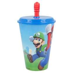 VASO CAÑA EASY PAJITA  430 ML SUPER MARI 2