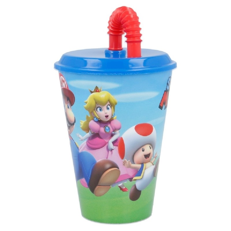 VASO CAÑA EASY PAJITA  430 ML SUPER MARI