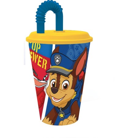 VASO CAÑA EASY 430 ML PAW PATROL PUP POW