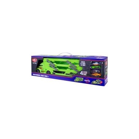 TRANSFORMING TRACK TRUCK INCL. 4 COCHES