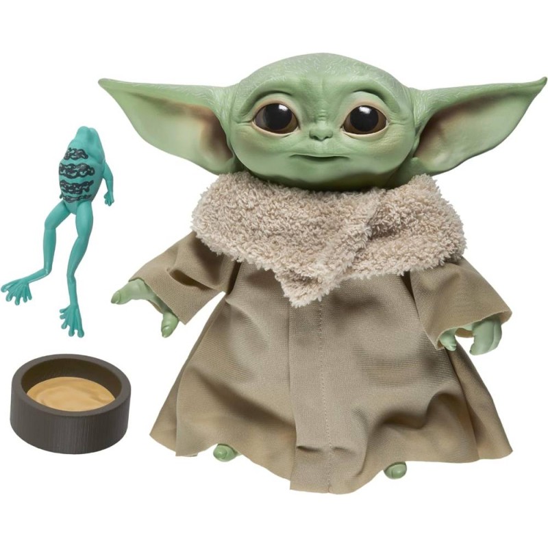 STAR WARS BABY YODA PELUCHE ANIMATRONICO
