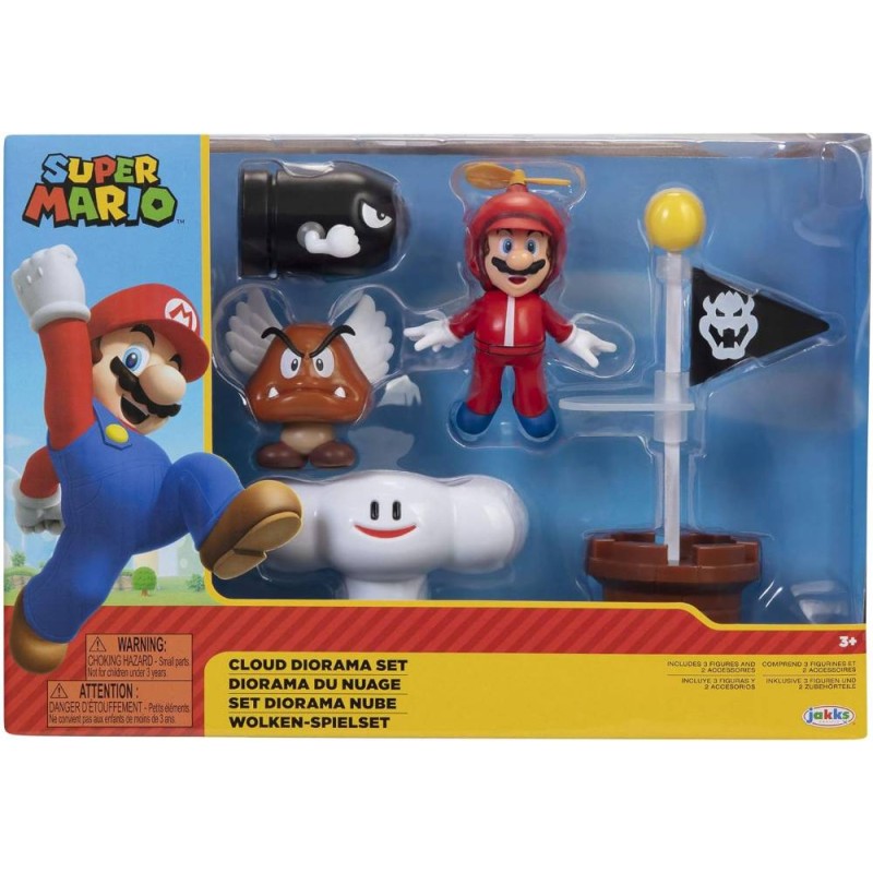Nintendo Cloud Diorama Set Mario