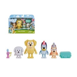 Bluey Pack 4 Figuras - Amigos cumpleaños 2