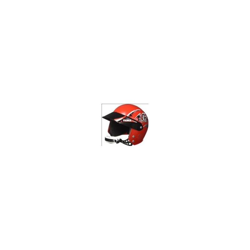 Casco moto rojo - FEBER