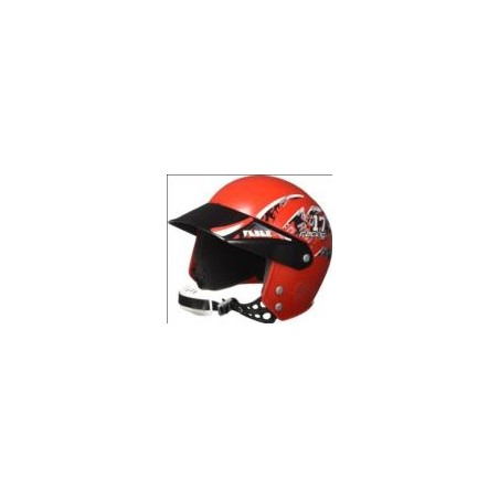 Casco moto rojo - FEBER
