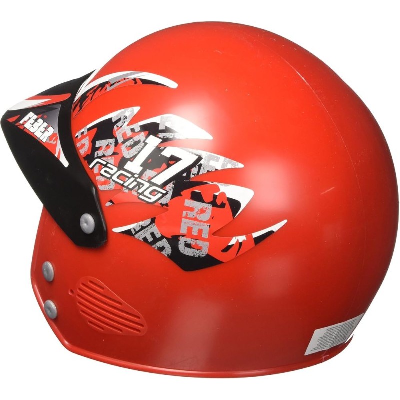 Casco moto rojo - FEBER