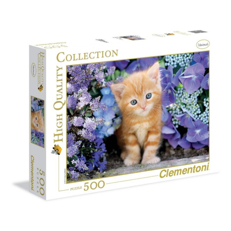 PUZZLE 500 PIEZAS Gatito rubio